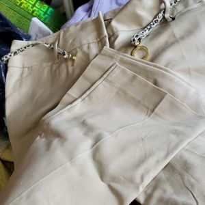 khaki Dana Buchman pants